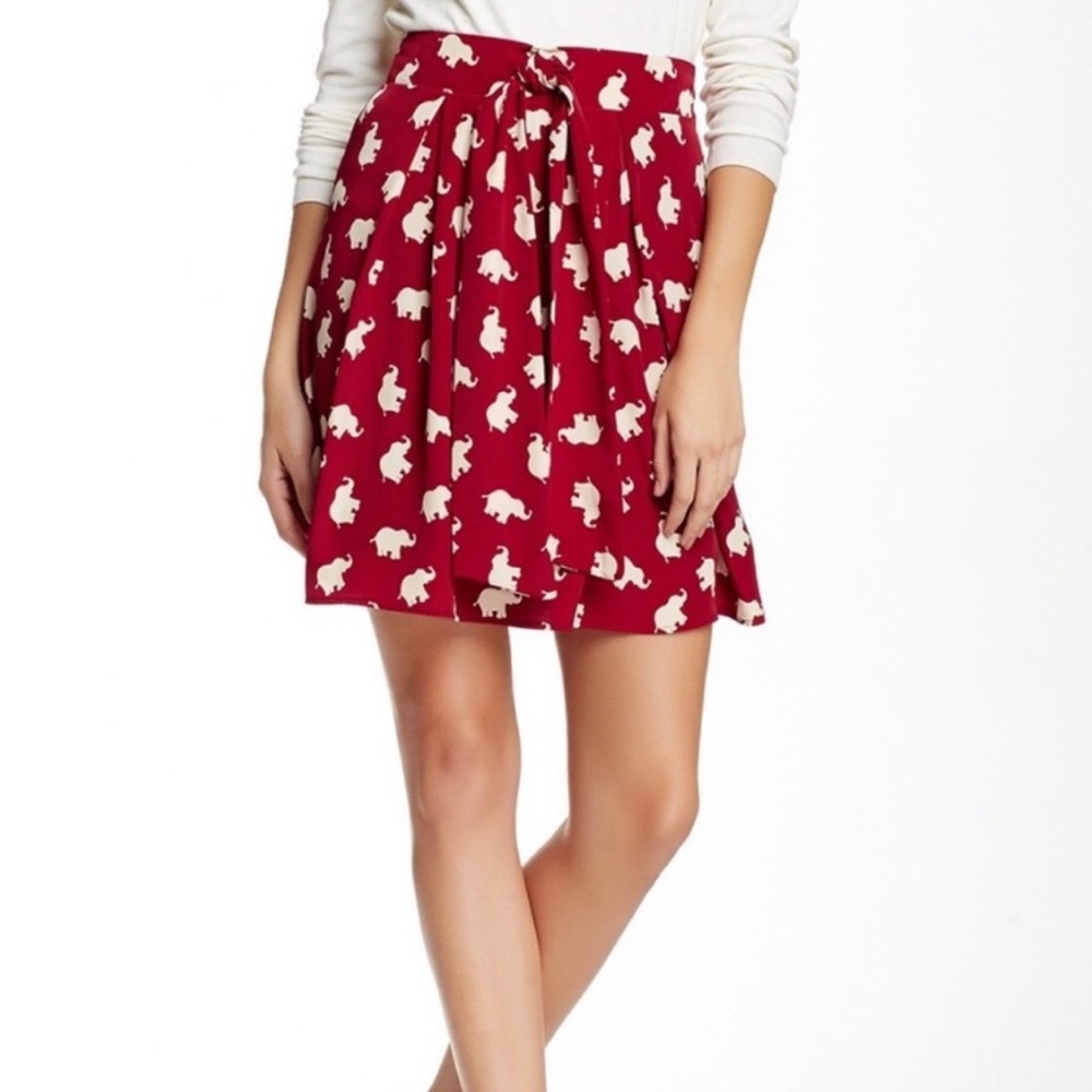 Crimson Skirt-perfect for game day!